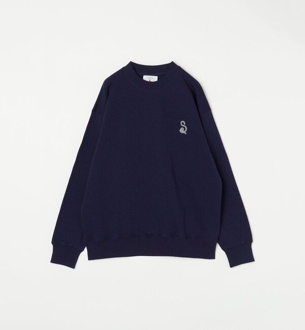 SHIPS any「【WEB限定】SHIPS any: アイビーライク ワンポイント 刺繍 ロゴ スウェット 24FW◇」|スウェット・ジャージ|