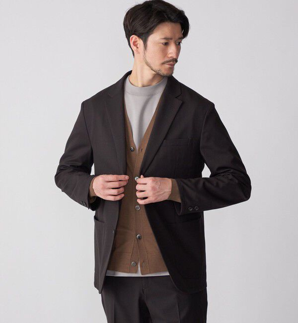 SHIPS「SHIPS: 〈セットアップ対応・手洗い可能〉スーパー140 2ボタン テーラードジャケット」|テーラードジャケット|