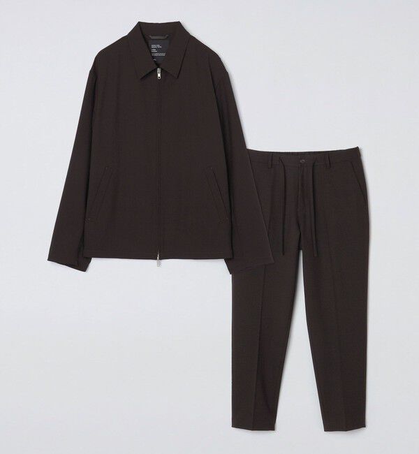 SHIPS「SHIPS: 〈セットアップ対応〉スーパー140 リラックス ジップアップ ブルゾン」|ブルゾン・スタジャン|