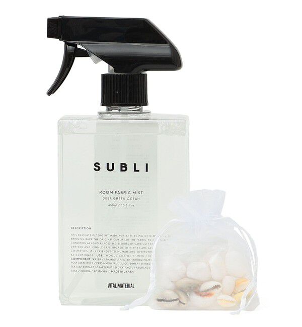 SHIPS Days「SUBLI:ROOM FABRIC MIST」|アロマ・ルームフレグランス|ライトホワイト