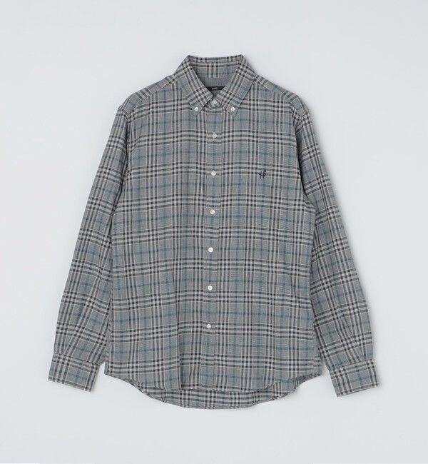 SHIPS「【WEB限定】SHIPS: MADE IN JAPAN ワンポイントロゴ 微起毛 ボタンダウンシャツ」|シャツ・ブラウス|