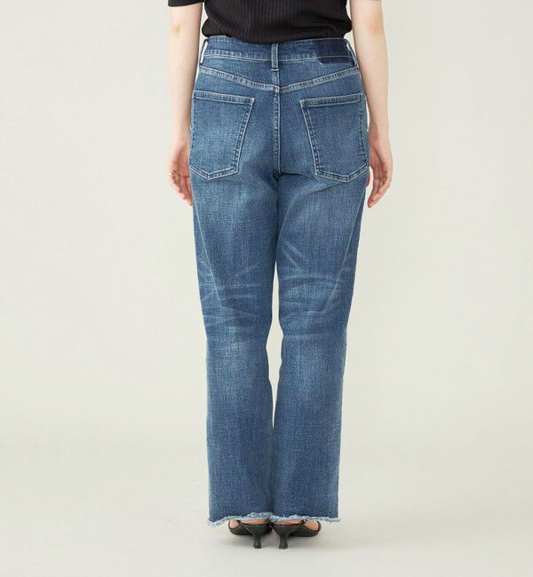 quaranciel「quaranciel:〈洗濯機可能〉ハンサム テーパード デニム パンツ 2」|デニム|