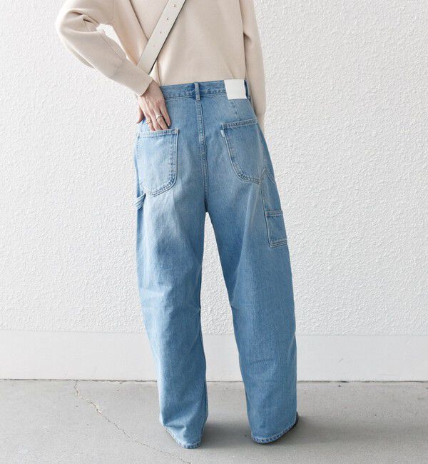 SHIPS any「《一部追加予約》SHIPS any:〈洗濯機可能〉コクーンペインター デニムパンツ［SHIPS any DENIM］」|デニム|