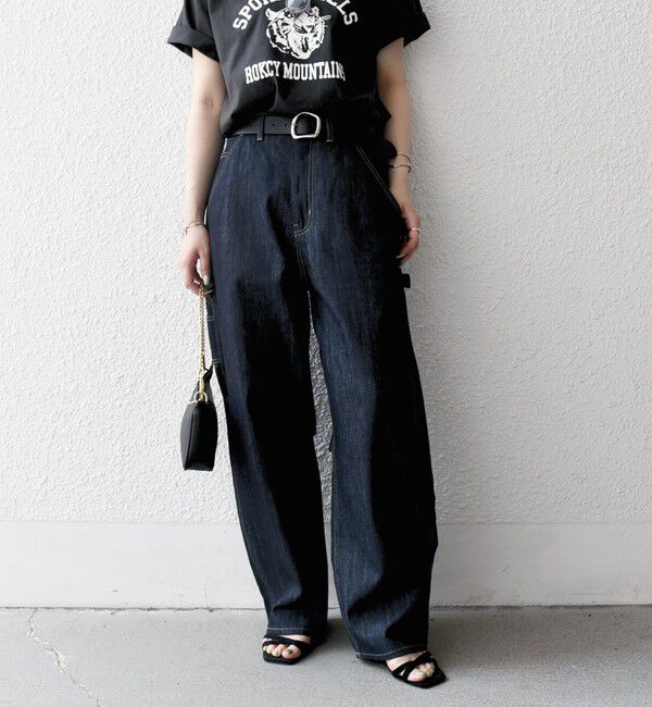 SHIPS any「《一部追加予約》SHIPS any:〈洗濯機可能〉コクーンペインター デニムパンツ［SHIPS any DENIM］」|デニム|