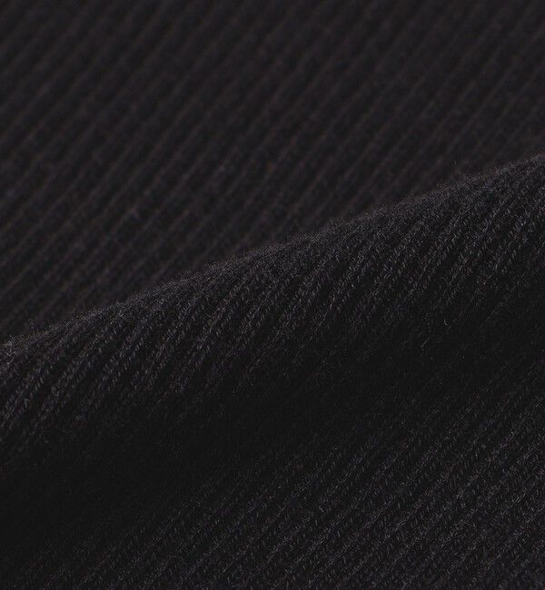 quaranciel「quaranciel:〈手洗い可能〉コットン リブ クルーネック ニット」|ニット・セーター|