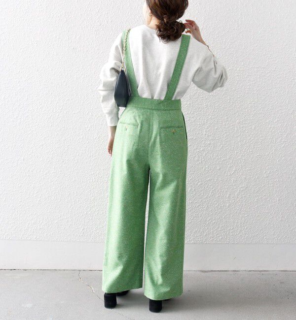 SHIPS any「SHIPS any:〈手洗い可能〉ネップヤーン サスペンダー パンツ」|その他|