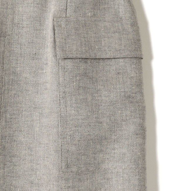 SHIPS for women「麻混 ストライプ 無地 ポケット タイト スカート ◇」|スカート|