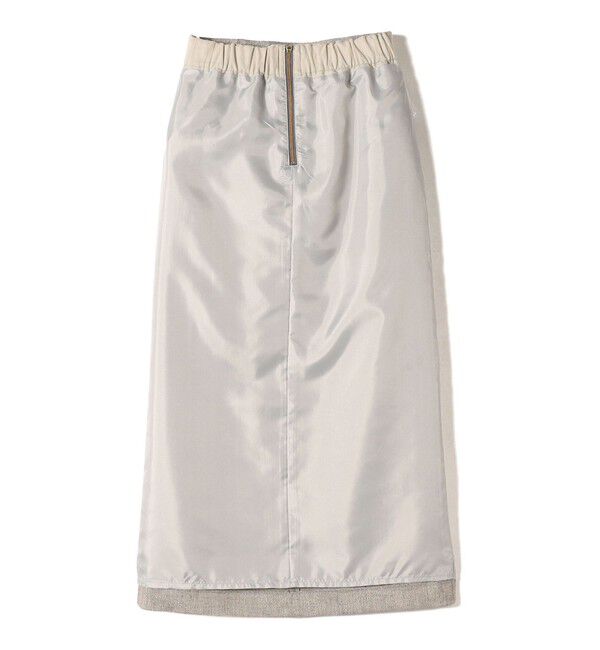 SHIPS for women「麻混 ストライプ 無地 ポケット タイト スカート ◇」|スカート|