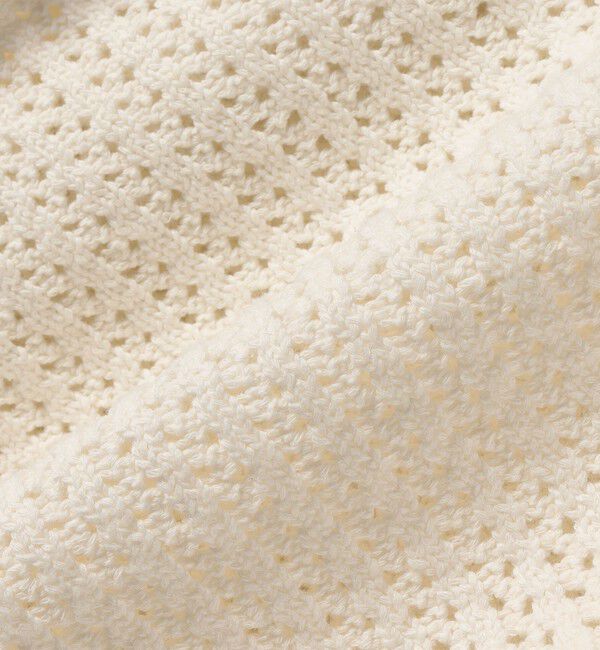 SHIPS any「SHIPS any: メッシュ ルーズ クルーネック ニット プルオーバー」|ニット・セーター|