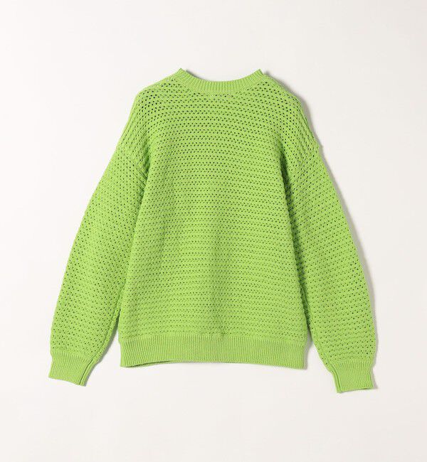 SHIPS any「SHIPS any: メッシュ ルーズ クルーネック ニット プルオーバー」|ニット・セーター|