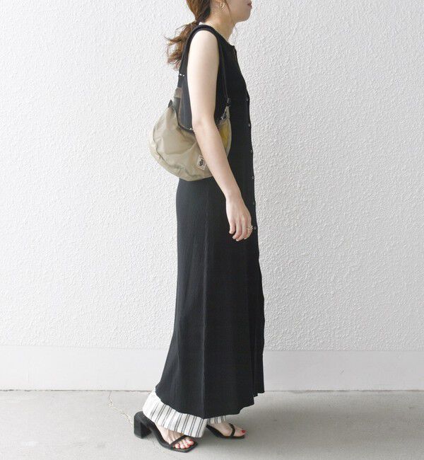 SHIPS any「SHIPS any:〈手洗い可能〉リブニット ロング ジレ ワンピース」|ワンピース|