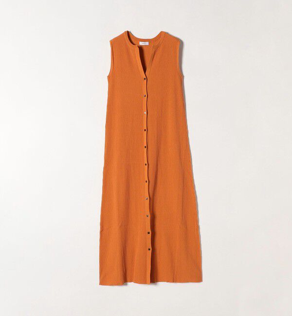 SHIPS any「SHIPS any:〈手洗い可能〉リブニット ロング ジレ ワンピース」|ワンピース|