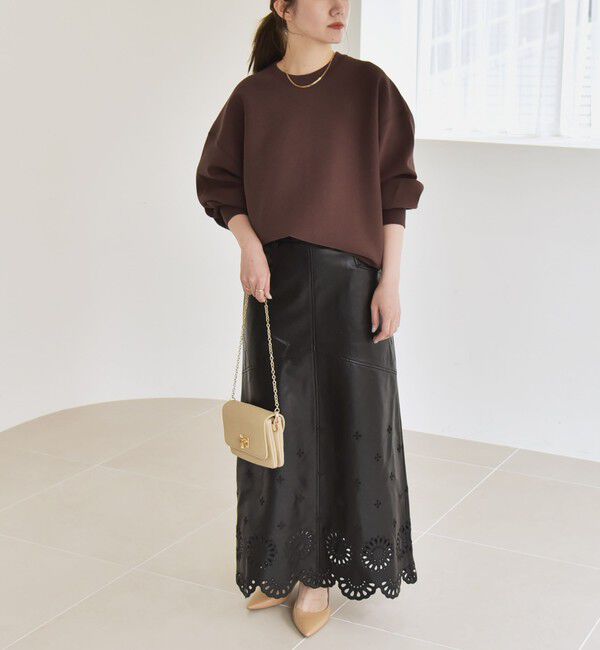 quaranciel「《一部追加予約》quaranciel:〈洗濯機可能〉ポンチ ベーシック コンパクト スウェット」|スウェット・ジャージ|