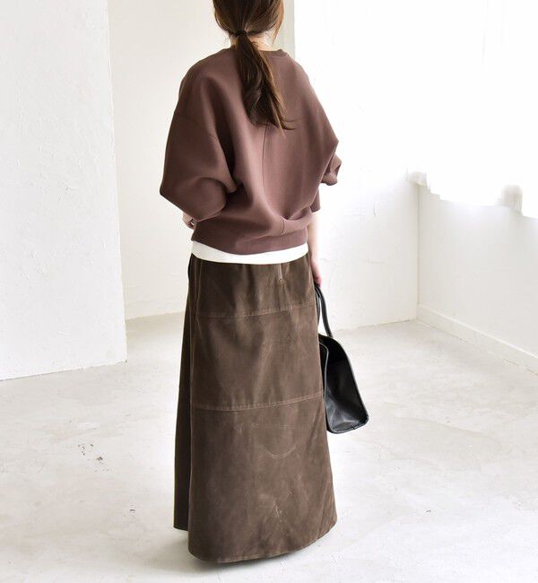 quaranciel「《一部追加予約》quaranciel:〈洗濯機可能〉ポンチ ベーシック コンパクト スウェット」|スウェット・ジャージ|