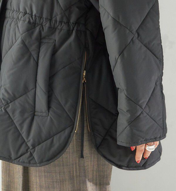 SHIPS for women「〈手洗い可能〉キルティング サイドジップ ブルゾン」|ブルゾン・スタジャン|