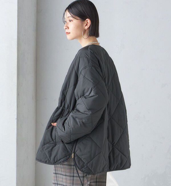 SHIPS for women「〈手洗い可能〉キルティング サイドジップ ブルゾン」|ブルゾン・スタジャン|