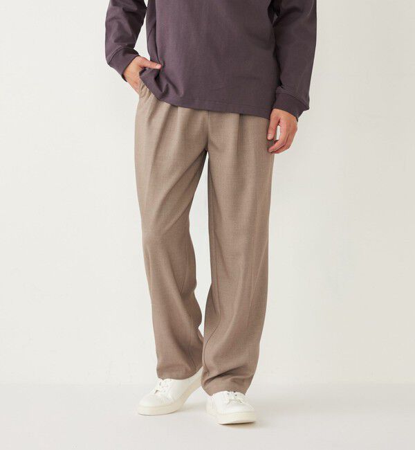 SHIPS Colors 「SHIPS Colors:〈洗濯機可能〉TR テーパード ワイド トラウザーズ（セットアップ可能）◇」|その他|