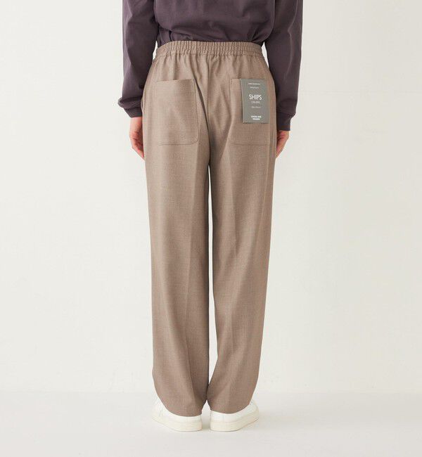 SHIPS Colors 「SHIPS Colors:〈洗濯機可能〉TR テーパード ワイド トラウザーズ（セットアップ可能）◇」|その他|