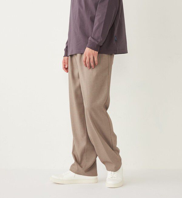 SHIPS Colors 「SHIPS Colors:〈洗濯機可能〉TR テーパード ワイド トラウザーズ（セットアップ可能）◇」|その他|