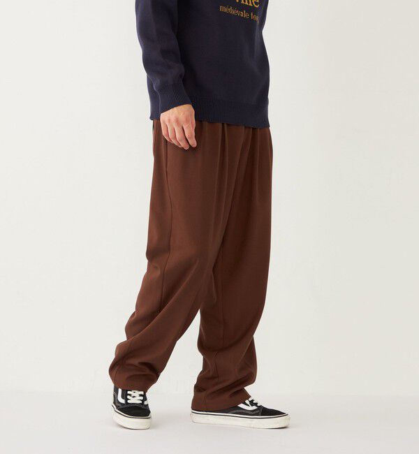 SHIPS Colors 「SHIPS Colors:〈洗濯機可能〉TR テーパード ワイド トラウザーズ（セットアップ可能）◇」|その他|