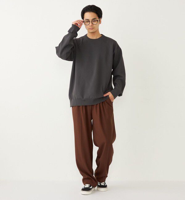 SHIPS Colors 「SHIPS Colors:〈洗濯機可能〉TR テーパード ワイド トラウザーズ（セットアップ可能）◇」|その他|