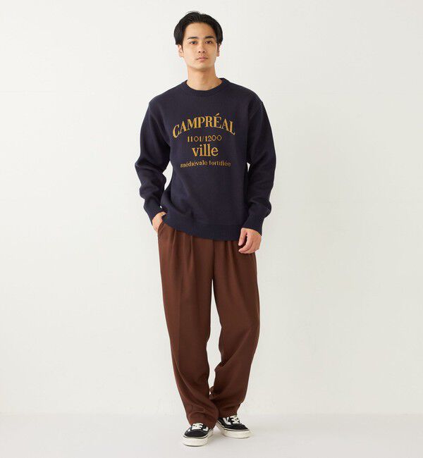 SHIPS Colors 「SHIPS Colors:〈洗濯機可能〉TR テーパード ワイド トラウザーズ（セットアップ可能）◇」|その他|