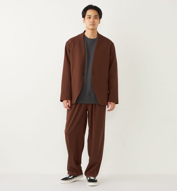 SHIPS Colors 「SHIPS Colors:〈洗濯機可能〉TR テーパード ワイド トラウザーズ（セットアップ可能）◇」|その他|