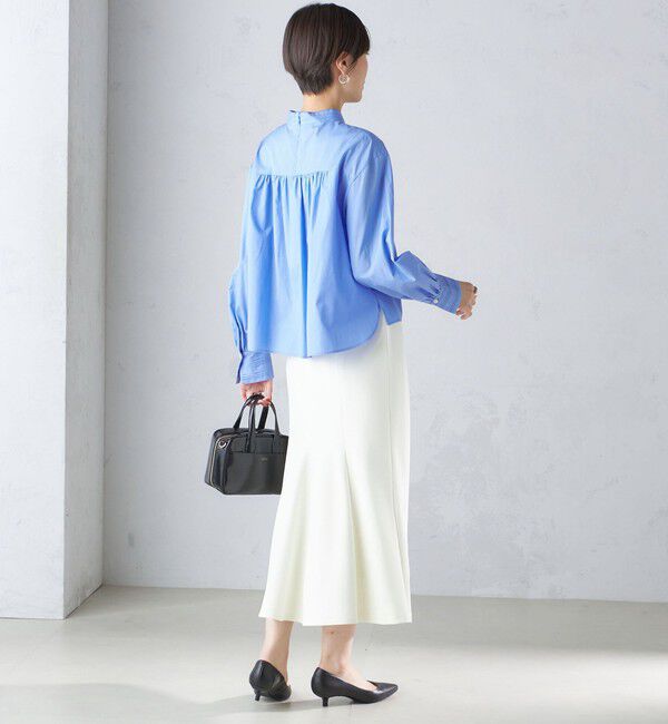 SHIPS for women「〈手洗い可能〉ブロード ボウタイ ブラウス」|シャツ・ブラウス|