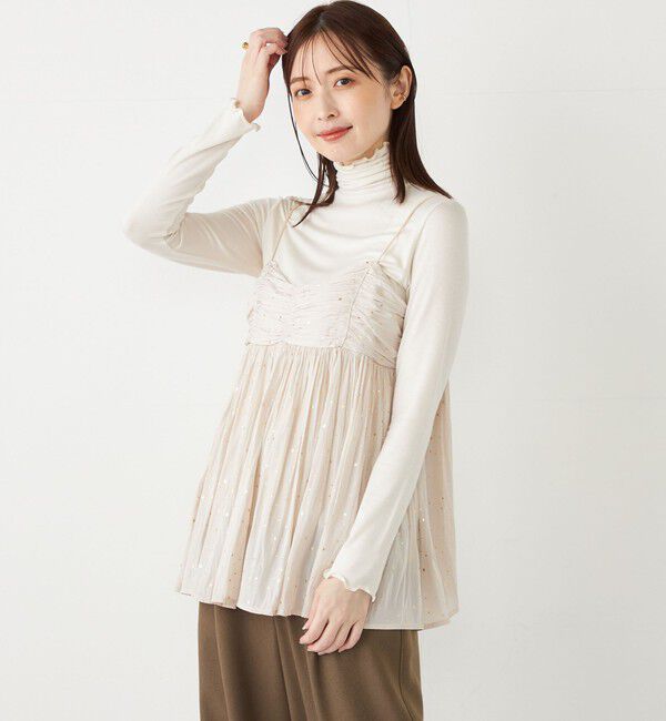 SHIPS Colors 「SHIPS Colors:〈手洗い可能〉タートルネック インナー◇」|Tシャツ・カットソー|