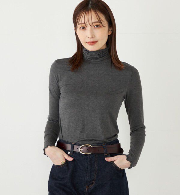 SHIPS Colors 「SHIPS Colors:〈手洗い可能〉タートルネック インナー◇」|Tシャツ・カットソー|