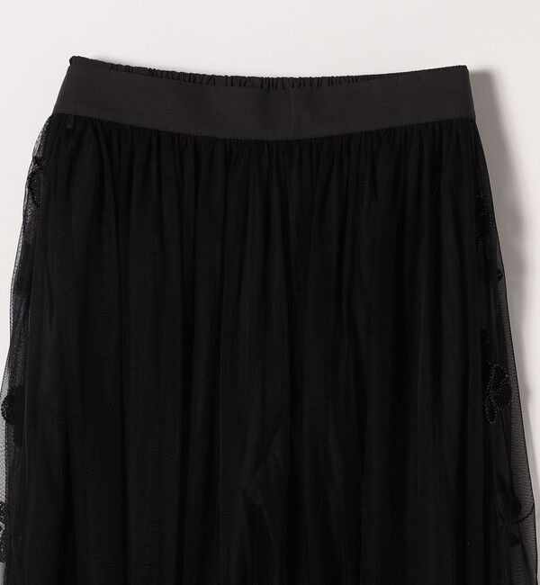 SHIPS any「bon_meur: フラワー ビーズ ラップスカート &times; ストレート パンツ セット」|その他|