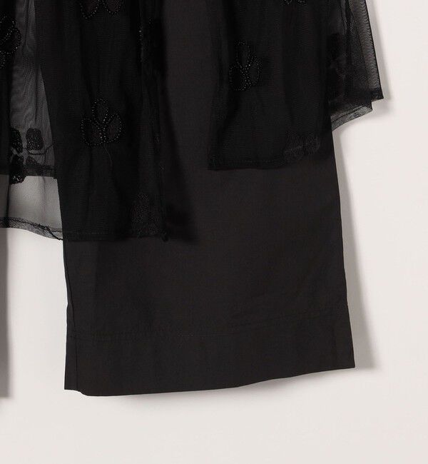 SHIPS any「bon_meur: フラワー ビーズ ラップスカート &times; ストレート パンツ セット」|その他|