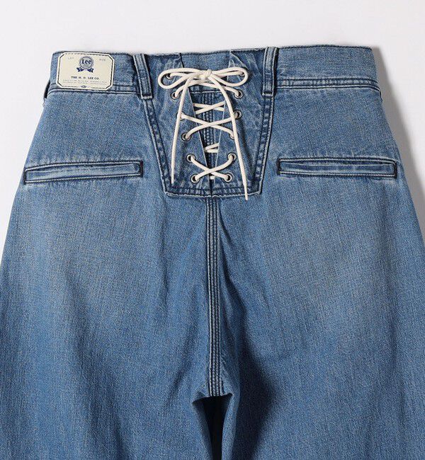 SHIPS any「【SHIPS any別注】Lee: バック レースアップ デニム パンツ 25SS」|デニム|