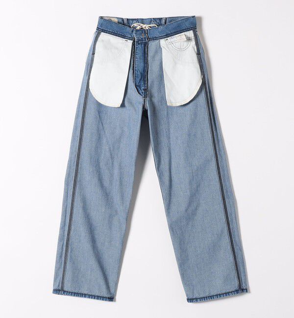 SHIPS any「【SHIPS any別注】Lee: バック レースアップ デニム パンツ 25SS」|デニム|