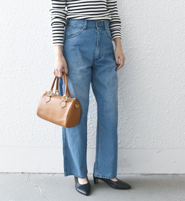 SHIPS any「【SHIPS any別注】Lee: バック レースアップ デニム パンツ 25SS」|デニム|