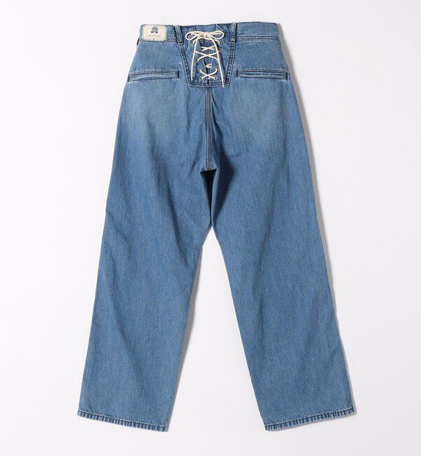 SHIPS any「【SHIPS any別注】Lee: バック レースアップ デニム パンツ 25SS」|デニム|