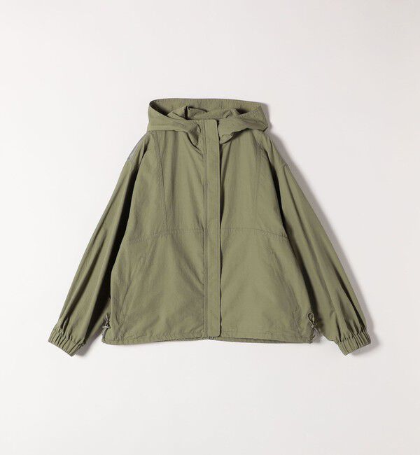 quaranciel「quaranciel:〈洗濯機可能〉ライト フーディー ナイロン ダブルジップ ブルゾン」|ブルゾン・スタジャン|