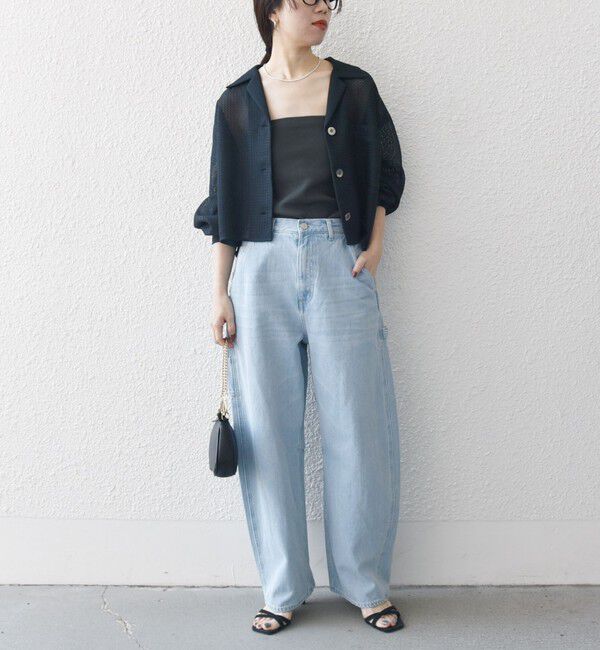 SHIPS any「SHIPS any:〈手洗い可能〉メッシュ オープンカラー ジャケット シャツ」|シャツ・ブラウス|