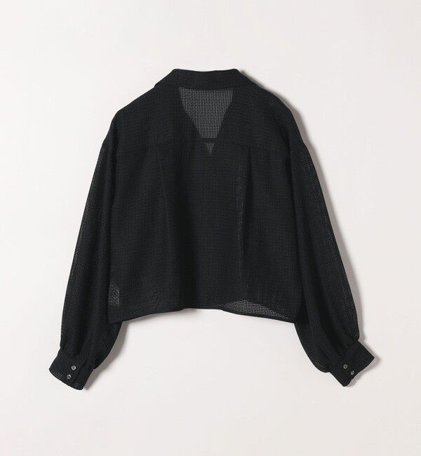SHIPS any「SHIPS any:〈手洗い可能〉メッシュ オープンカラー ジャケット シャツ」|シャツ・ブラウス|
