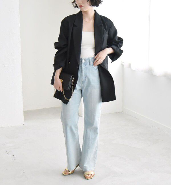 quaranciel「quaranciel: バスケット ダブル テーラード オーバー ジャケット」|テーラードジャケット|