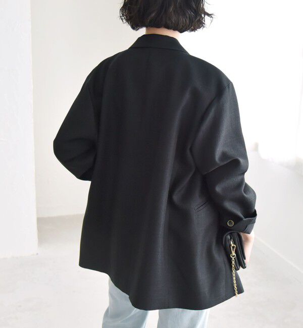 quaranciel「quaranciel: バスケット ダブル テーラード オーバー ジャケット」|テーラードジャケット|