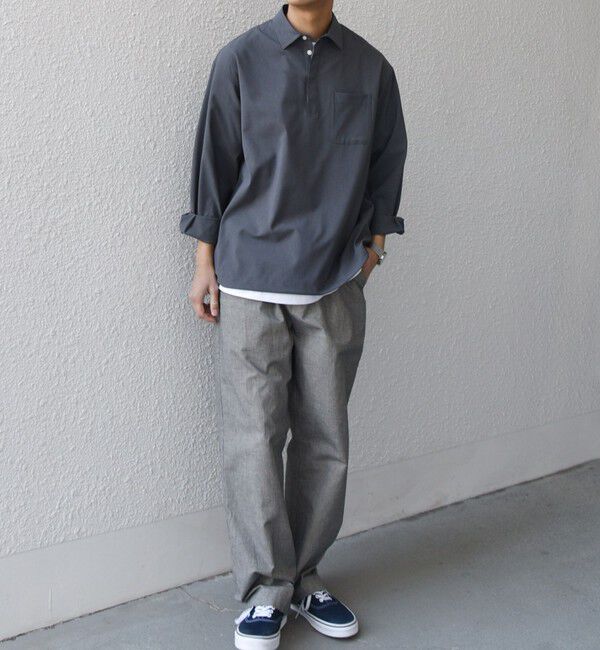 SHIPS any「SHIPS any:〈吸水速乾〉Rapidry スキッパー プルオーバー シャツ(セットアップ対応)◇」|シャツ・ブラウス|