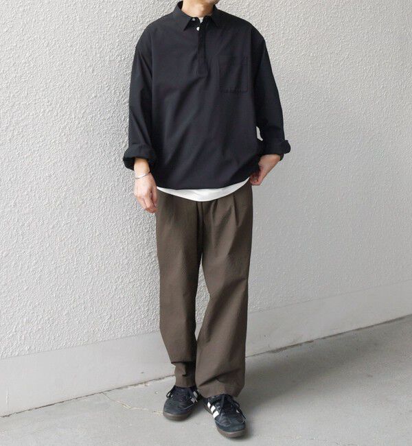 SHIPS any「SHIPS any:〈吸水速乾〉Rapidry スキッパー プルオーバー シャツ(セットアップ対応)◇」|シャツ・ブラウス|