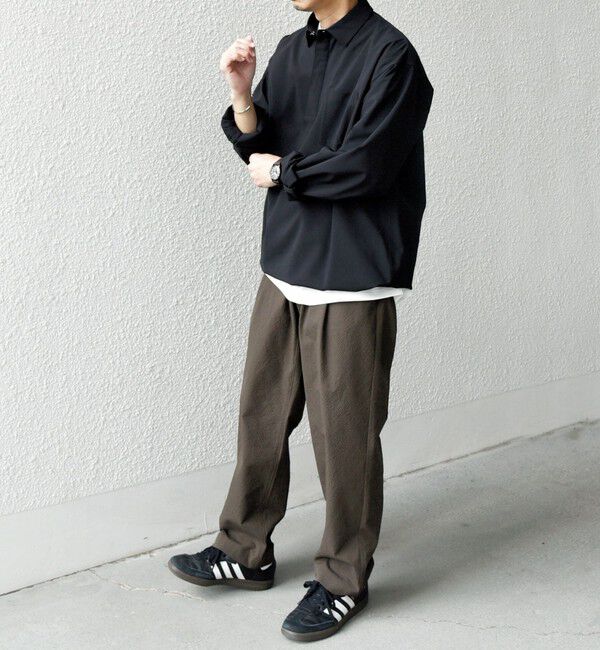 SHIPS any「SHIPS any:〈吸水速乾〉Rapidry スキッパー プルオーバー シャツ(セットアップ対応)◇」|シャツ・ブラウス|