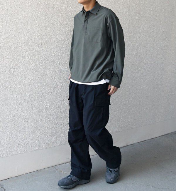 SHIPS any「SHIPS any:〈吸水速乾〉Rapidry スキッパー プルオーバー シャツ(セットアップ対応)◇」|シャツ・ブラウス|