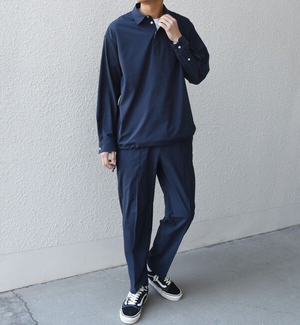 SHIPS any「SHIPS any:〈吸水速乾〉Rapidry スキッパー プルオーバー シャツ(セットアップ対応)◇」|シャツ・ブラウス|