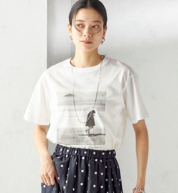 SHIPS for women「【SHIPS別注】COUTURE D'ADAM:50th ANNIV Sam Haskins フォト TEE」|Tシャツ・カットソー|
