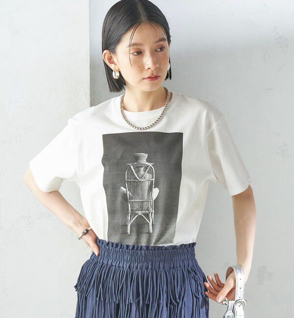 SHIPS for women「【SHIPS別注】COUTURE D'ADAM:50th ANNIV Sam Haskins フォト TEE」|Tシャツ・カットソー|