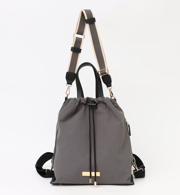 quaranciel「quaranciel: 3way ラインショルダー リュックサック トートバッグ（A4対応）」|リュック|