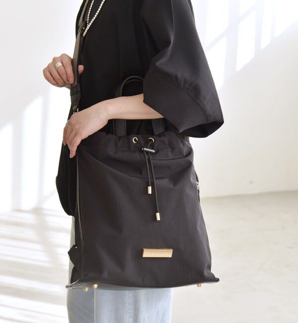 quaranciel「quaranciel: 3way ラインショルダー リュックサック トートバッグ（A4対応）」|リュック|